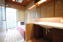 洗面化粧台施工後